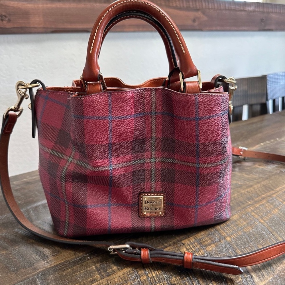 Dooney & Bourke Mini Barlow Plaid Crossbody